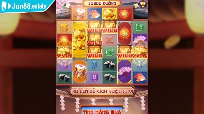 Neko May Mắn JUN88 Slot Game Mang Lại Tài Lộc Bất Ngờ 3 Hạn chế chế độ quay tự động