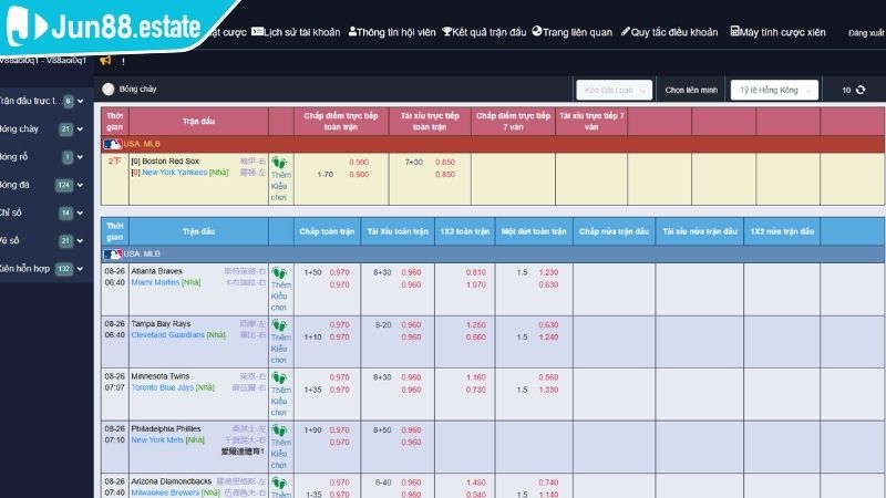 Thể Thao Thể Thao WG JUN88 Nền Tảng Cá Cược Hàng Đầu Năm 2025 2 Thể Thao WG JUN88 phát sóng trực tiếp chất lượng cao