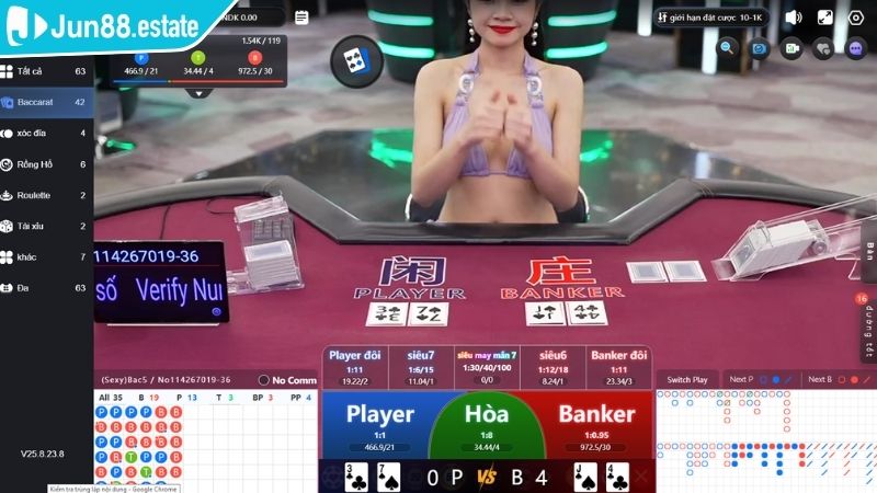 WM Casino JUN88 Điểm Đến Hàng Đầu Cho Tín Đồ Mê Cá Cược 3 Baccarat game bài kịch tính
